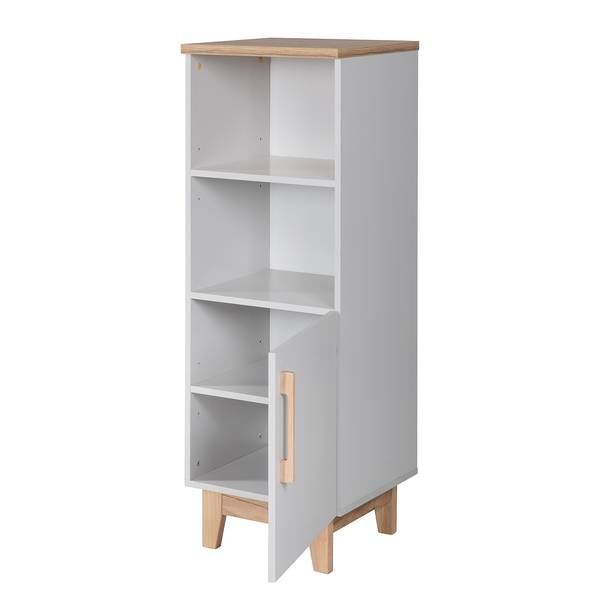 Kast Caro grijs - eikenhout - 45 x 128 x 42 cm