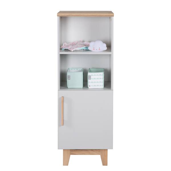 Kast Caro grijs - eikenhout - 45 x 128 x 42 cm