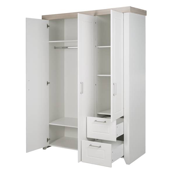 Set de chambre bébé Felicia 3 pcs Blanc - Acier inoxydable