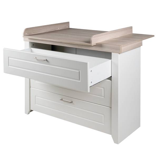 Set de chambre bébé Felicia 3 pcs Blanc - Acier inoxydable