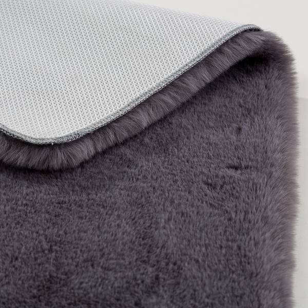 Badteppich Bali Polyester - Anthrazit - 60 x 90 cm