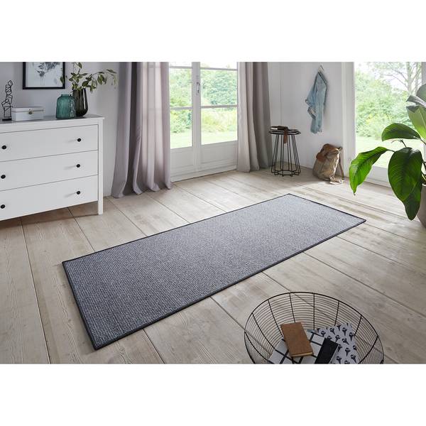 Tapis de couloir Bouclé Fibres synthétiques - Gris - 67 x 200 cm