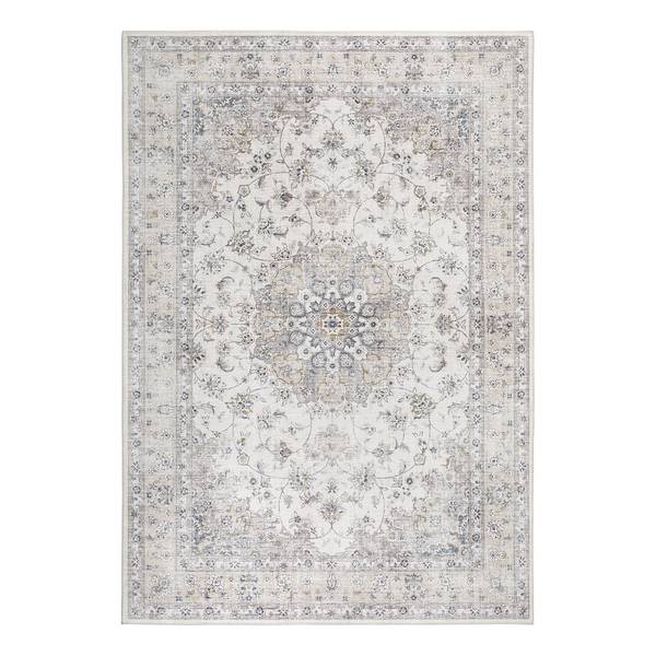 Kurzflorteppich Prima II Webstoff - Creme - 200 x 290 cm