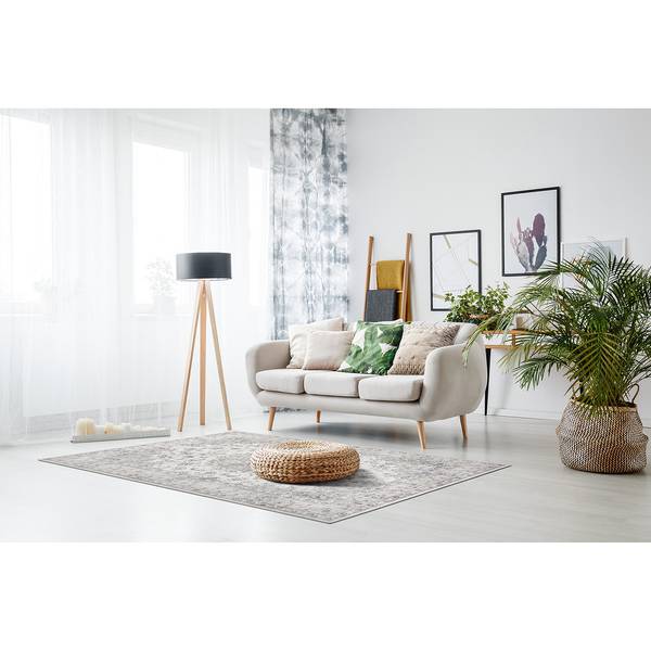 Kurzflorteppich Prima II Webstoff - Creme - 200 x 290 cm