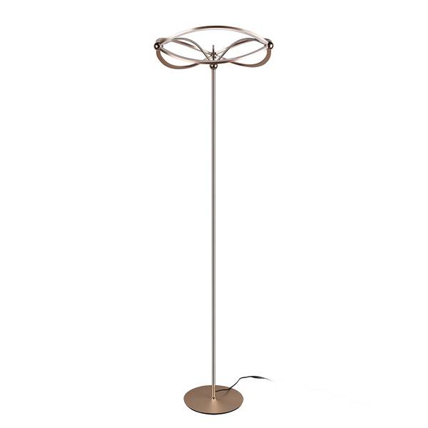 LED-vloerlamp Charivari messing
