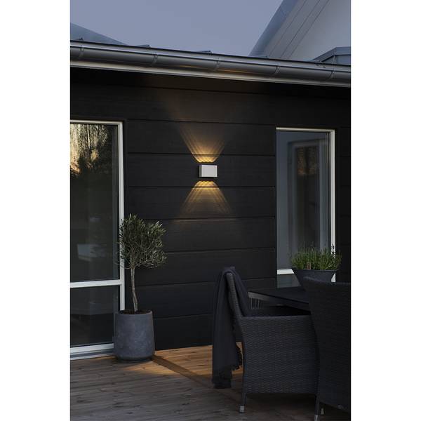 LED-Wandleuchte Chieri IV Aluminium - 8-flammig - Weiß