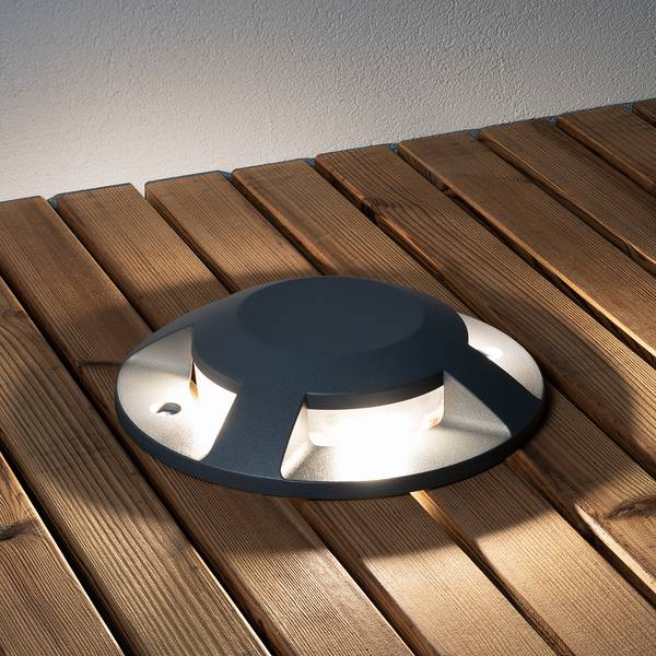 LED-Wegeleuchte Nevers I Aluminium - 4-flammig