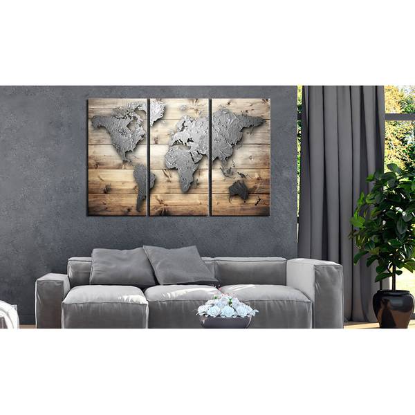 Afbeelding Doors to the World kurk - bruin - 90 x 60 cm