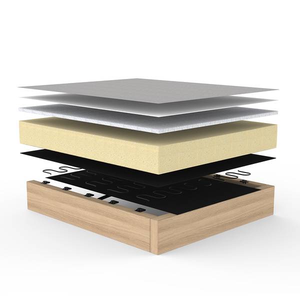 Schlafsessel Cubed Nylon - Eiche Hell