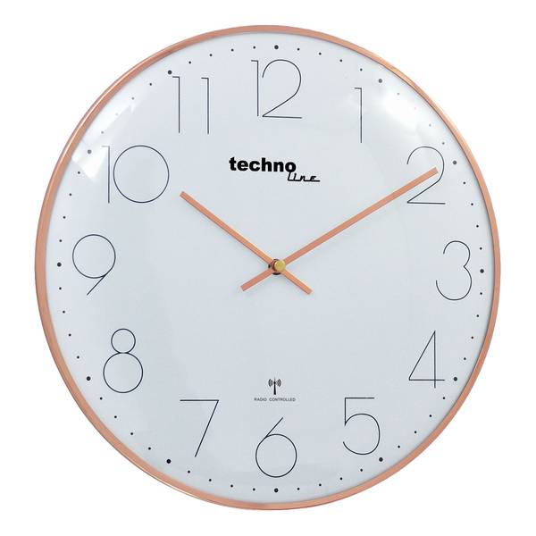 Wanduhr WT 8240 Aluminium / Glas - Kupfer