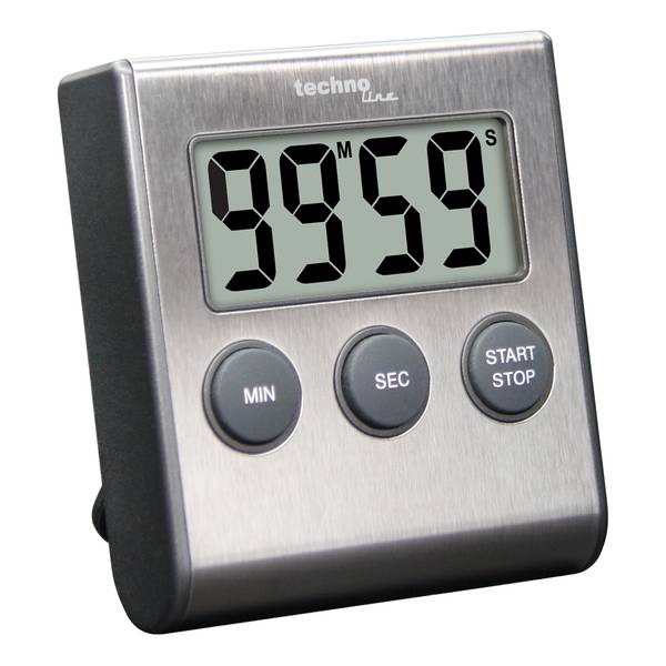 Kurzzeitwecker KT 200 Kunststoff - Silber