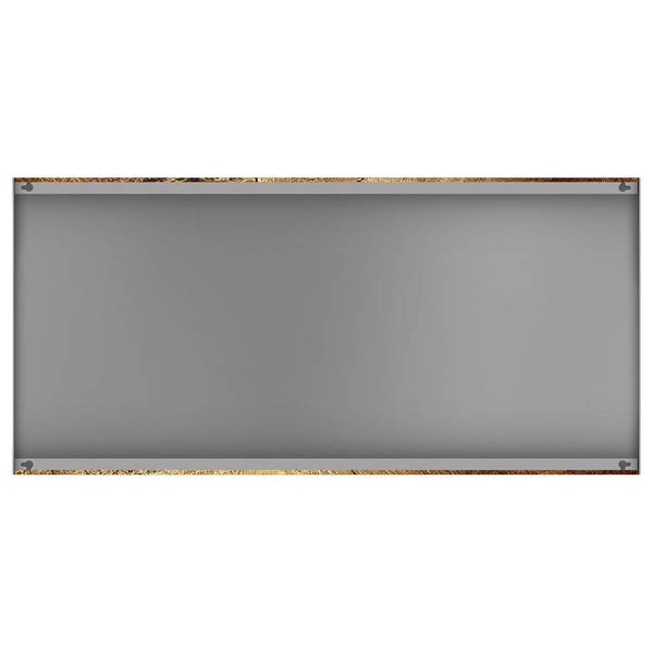 Magneetbord Natural Love staal/speciale vinylfolie - rood/bruin - 78 x 37 cm
