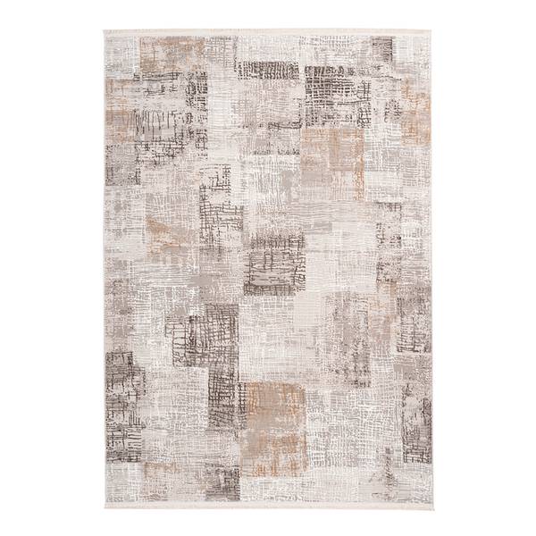 Tapis Akropolis 425 Fibres synthétiques - Argenté - 80 x 150 cm