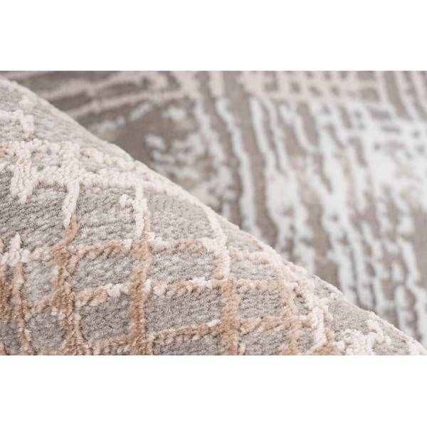 Tapis Akropolis 425 Fibres synthétiques - Argenté - 80 x 150 cm