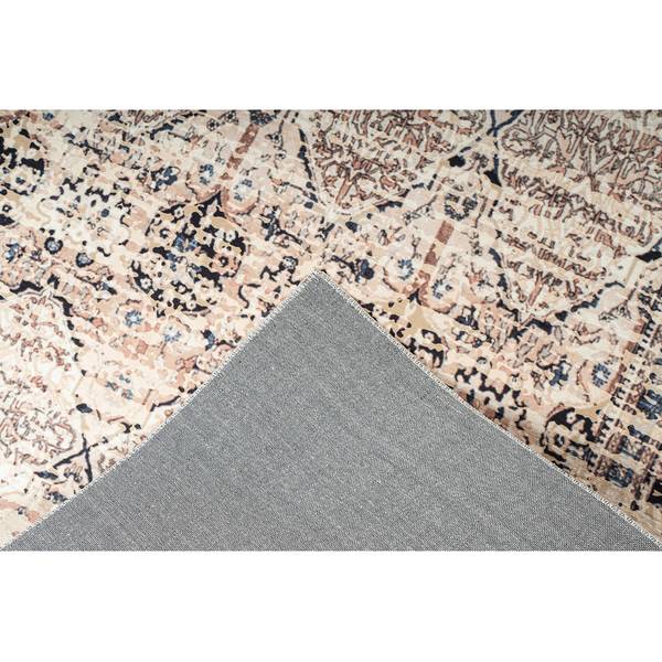 Laagpolig vloerkleed Galaxy 1400 kunstvezels - beige/blauw - 170 x 240 cm