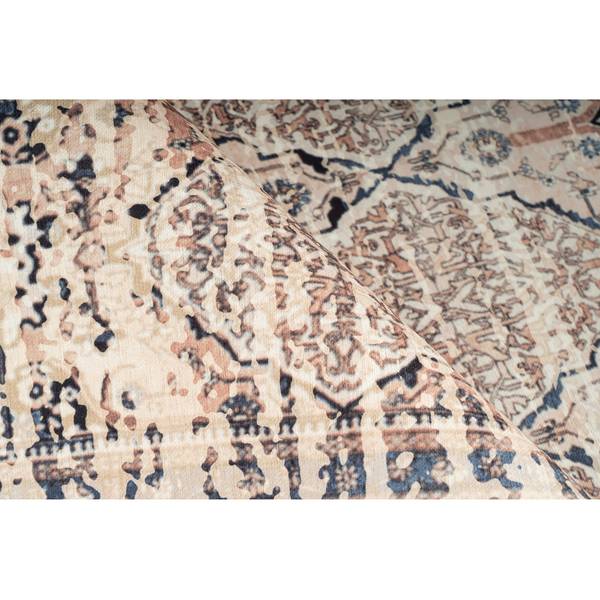 Laagpolig vloerkleed Galaxy 1400 kunstvezels - beige/blauw - 170 x 240 cm