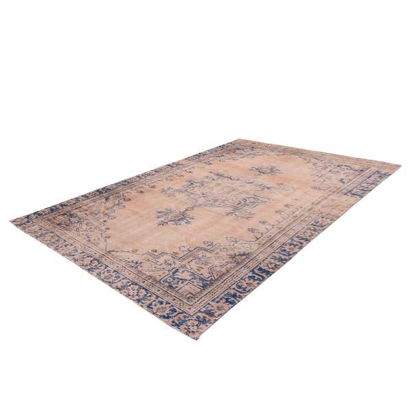 Kurzflorteppich Vintage 8406 Kunstfaser - Blau - 140 x 200 cm