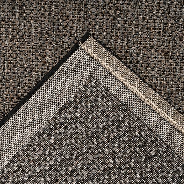 Kurzflorteppich Splash 100 Kunstfaser - Grau - 120 x 170 cm