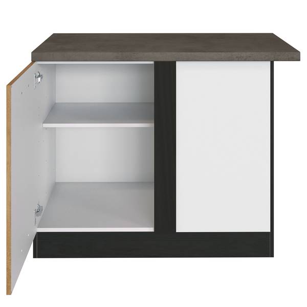 Eck-Unterschrank Sorrento Wotaneiche Dekor / Graphit