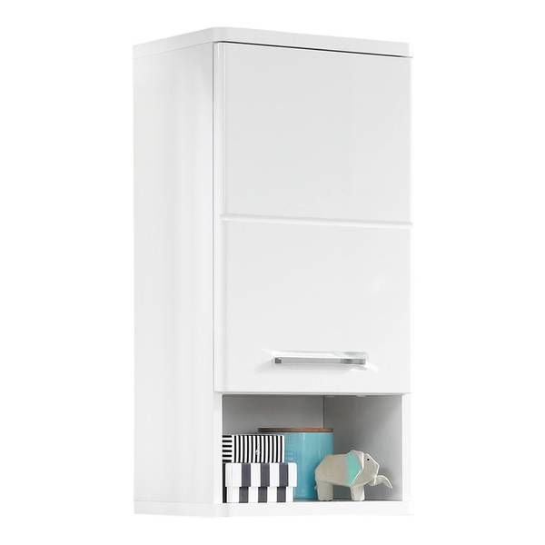 Wandkast Monte hoogglans wit