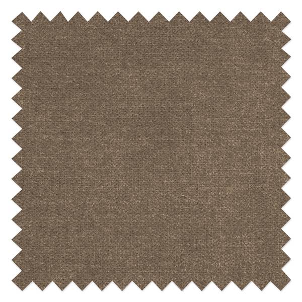 Wohnlandschaft Beutin Flachgewebe - Flachgewebe Olea: Taupe - Ottomane davorstehend links - Mit Schlaffunktion