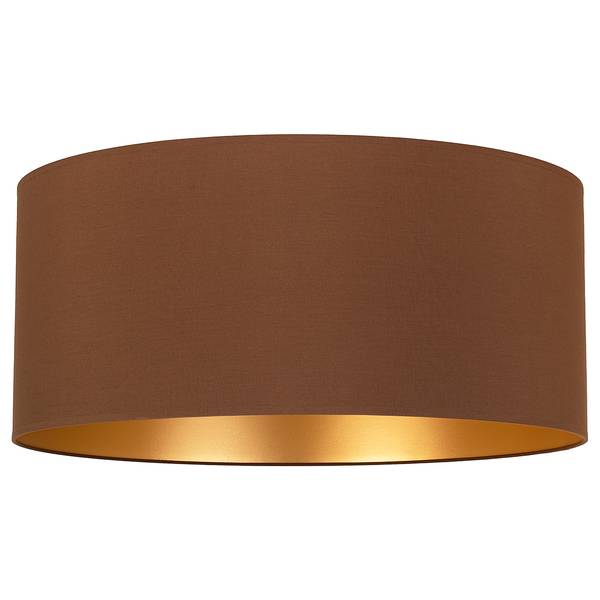 Plafonnier Midas II Marron - Coton - Acier - 55 x 25 x 55 cm