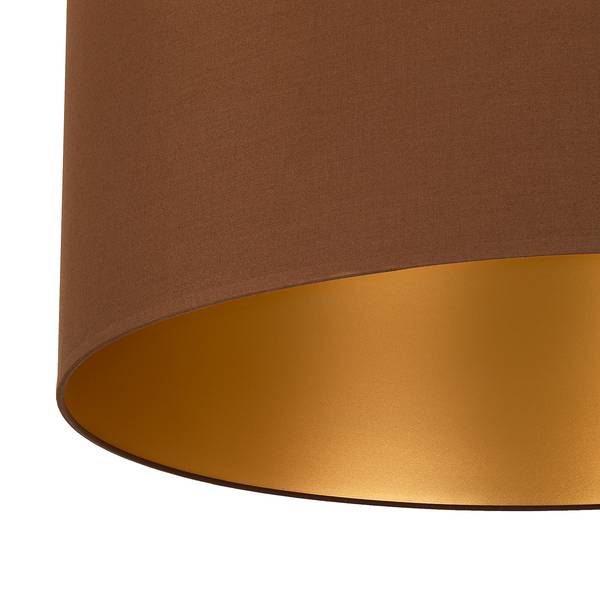 Plafonnier Midas II Marron - Coton - Acier - 55 x 25 x 55 cm