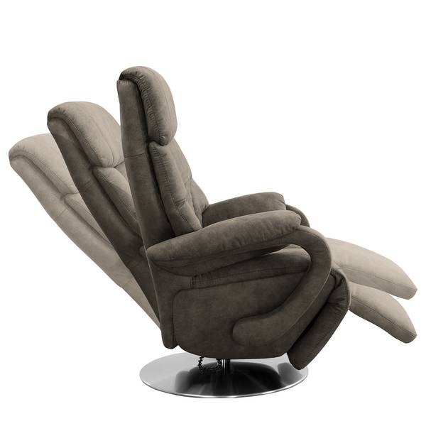 Fauteuil relax Foulbec Microfibre - Microfibre Priya: Anthracite - Fonction relaxation - Avec aide au redressement