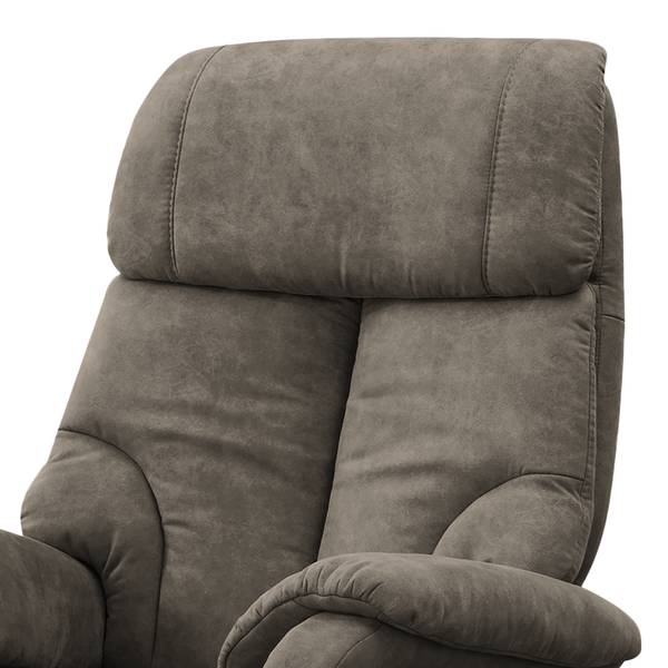 Fauteuil relax Foulbec Microfibre - Microfibre Priya: Anthracite - Fonction relaxation - Avec aide au redressement