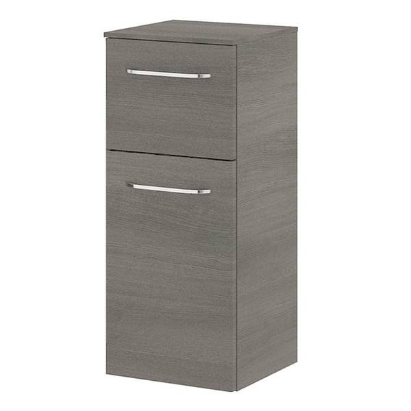 Badezimmerset Balto III (3-teilig) Inklusive Beleuchtung - Graphit - Breite: 137 cm