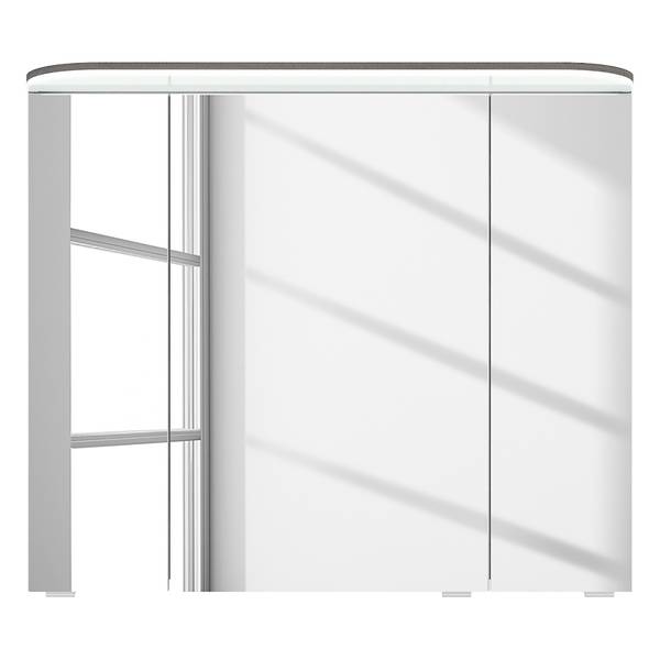 Badezimmerset Balto III (3-teilig) Inklusive Beleuchtung - Graphit - Breite: 137 cm