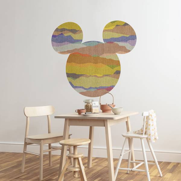 Vlies-fotobehang Mickey Head vlies - meerdere kleuren