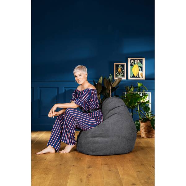 Beanbag Alfa XXL antracietkleurig