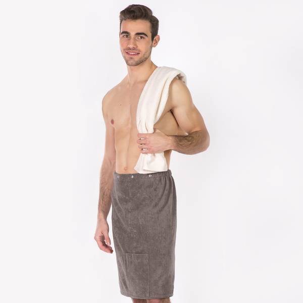 Drap de sauna homme Drap de sauna homme - Taupe