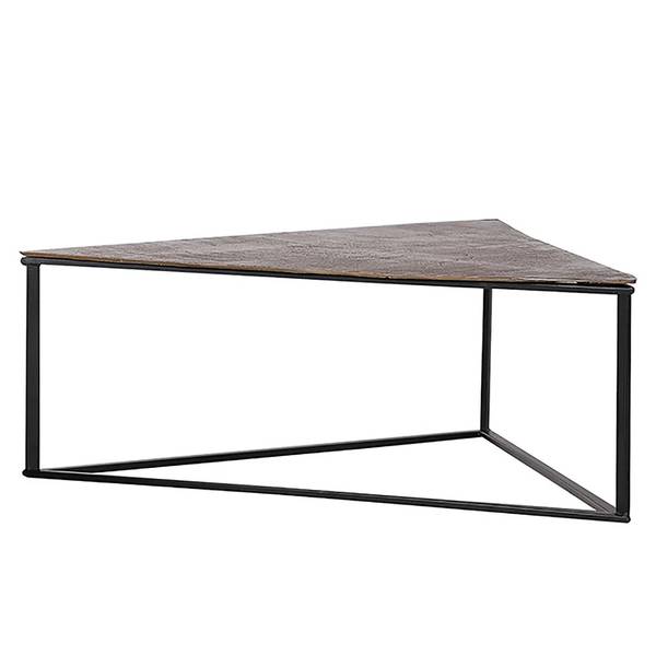 Couchtisch Varska I Metall - Messing / Schwarz