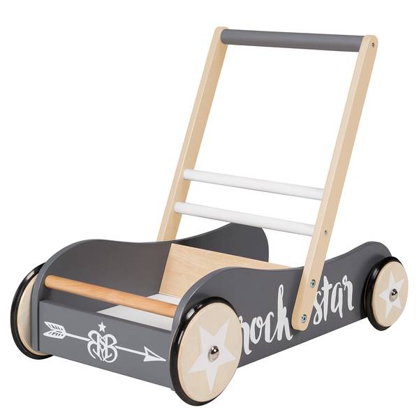 Lauflernwagen Rock Star Baby 3 Grau - Holzwerkstoff - 29 x 45 x 56 cm