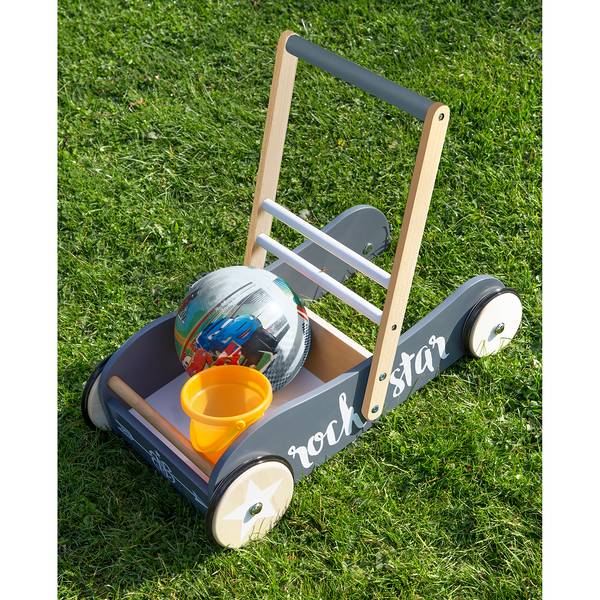 Lauflernwagen Rock Star Baby 3 Grau - Holzwerkstoff - 29 x 45 x 56 cm