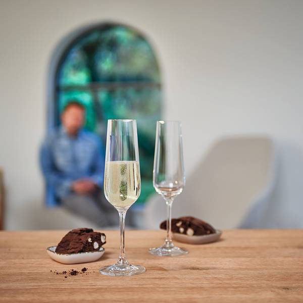 Champagneglas Tivoli (set van 6) transparant - 210 ml