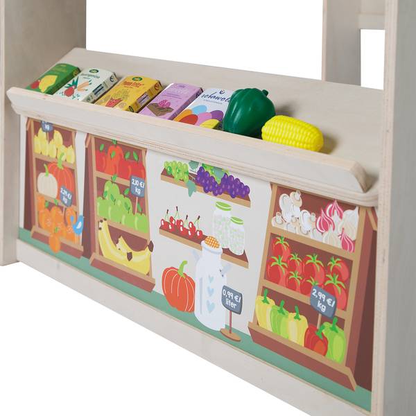 Verkoopkraam 480021ZU bruin - plaatmateriaal op houtbasis - 89 x 115 x 75 cm