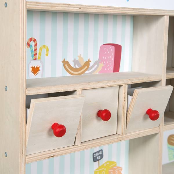 Verkoopkraam 480021ZU bruin - plaatmateriaal op houtbasis - 89 x 115 x 75 cm