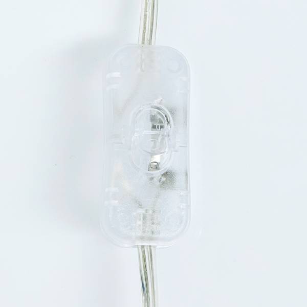 Tischleuchte Al Capone Glas / Stahl - 3-flammig