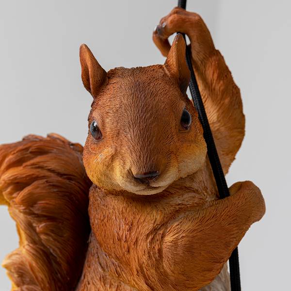 Suspension Animal Squirrel 20cm Polyrésine / Polycarbonate - 1 ampoule