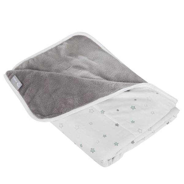 Kuscheldecke Sternenzauber II Weiß - Textil - 80 x 1 x 80 cm