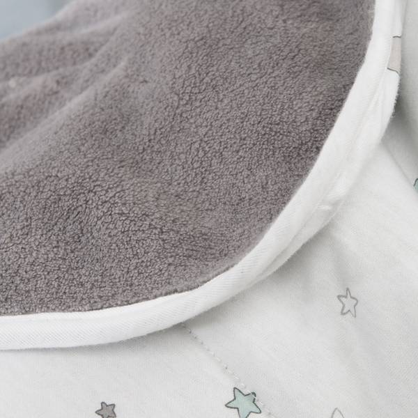 Kuscheldecke Sternenzauber II Weiß - Textil - 80 x 1 x 80 cm