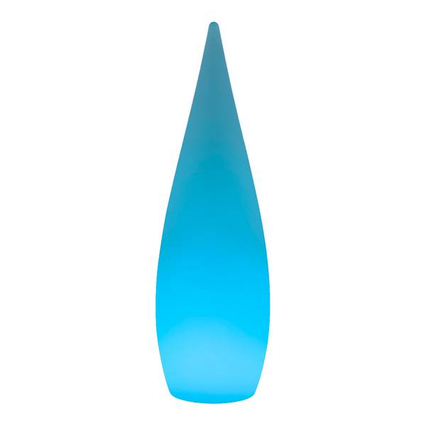 Lampe de chemin LED Palmas III Polyéthylène / Aluminium - Noir