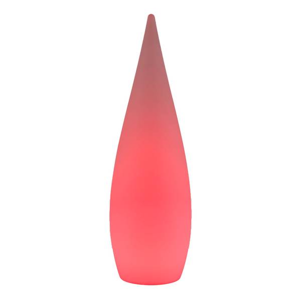 Lampe de chemin LED Palmas III Polyéthylène / Aluminium - Noir