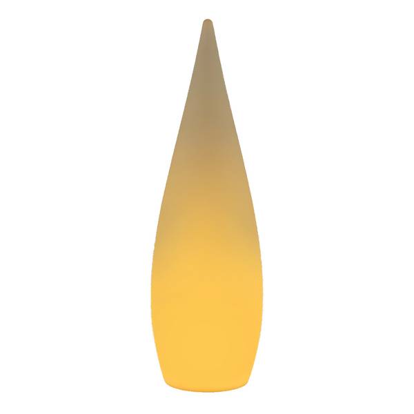 Lampe de chemin LED Palmas III Polyéthylène / Aluminium - Noir