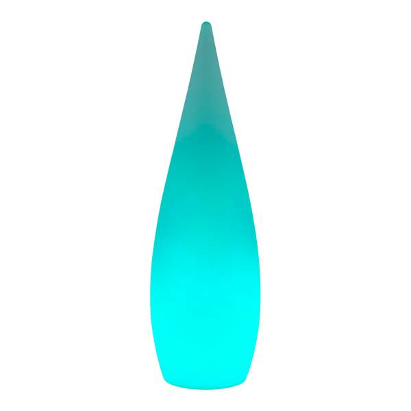 Lampe de chemin LED Palmas III Polyéthylène / Aluminium - Noir