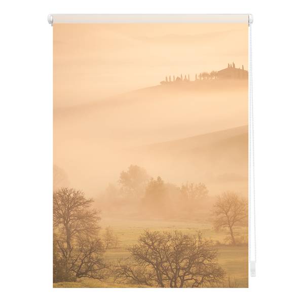 Klemmfix Verduisteringsgordijn Toscana polyester - oranje/bruin - 45 x 150 cm