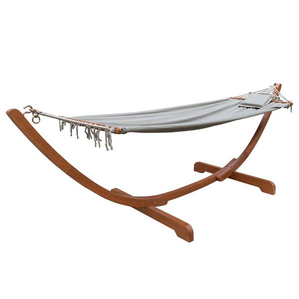 Hängematte Madeira Eukalyptus / Baumwollstoff - Braun / Beige